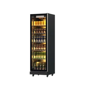 Beverage Fridge Black (Full Door Display, Rearmounted Compressor)（1 Door）