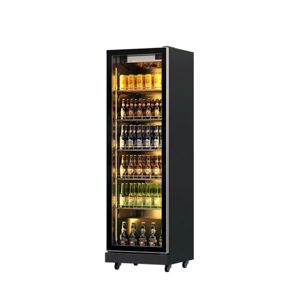 Beverage Fridge Black (Full Door Display, Rearmounted Compressor)（2 Doors） - Image 4