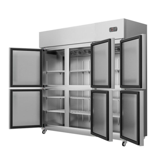 Six Door Restaurant Kitchen Refrigerator/Food Preservation Cold Cabinet - Image 3