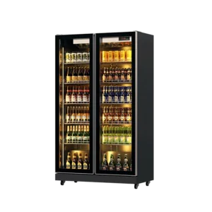 Beverage Fridge Black (Full Door Display, Rearmounted Compressor)（2 Doors）