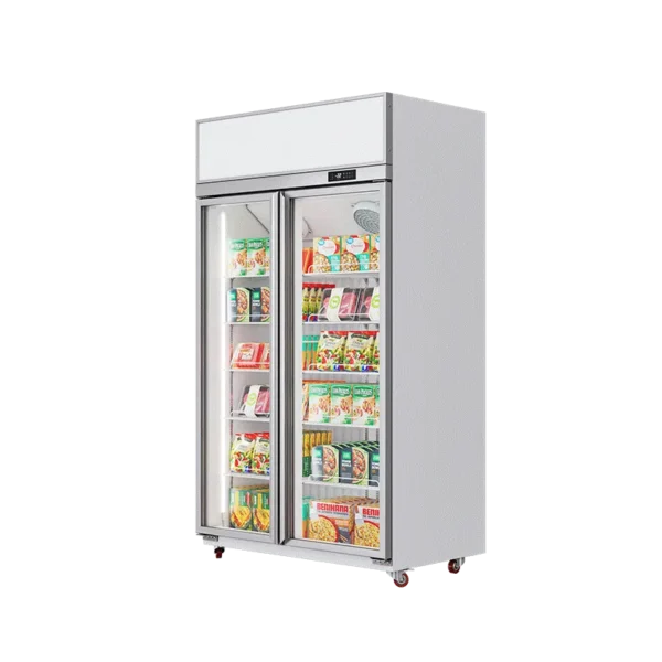 Showcase Freezer White (Top Lightbox, Upmounted Compressor)（4 Doors） - Image 3