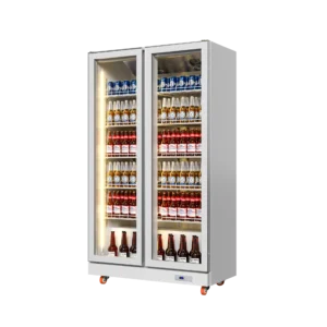 Beverage Fridge White (Full Door Display, Rearmounted Compressor)（2 Doors）