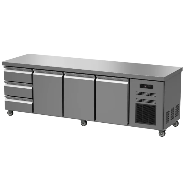 HR4204LC-Food Service Prep Table Chiller/Kitchen Workbench - Image 2