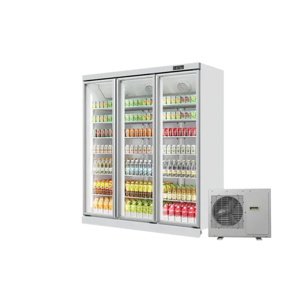 HR-2000 Customizable 3 Doors Beverage Refrigeration（External splitter）