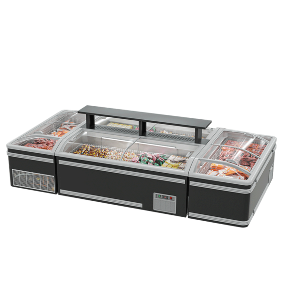Island Freezer Black A-sliding - Image 3