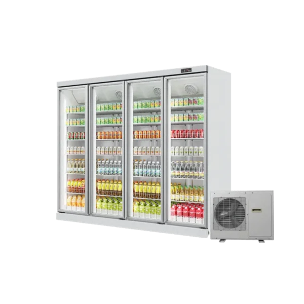 HR-2000 Customizable 3 Doors Beverage Refrigeration（External splitter） - Image 3