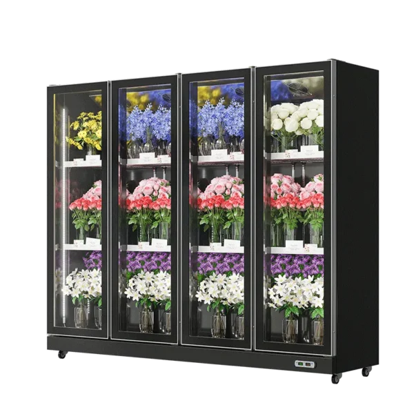 HR1180PJ Floral Cooler Black (Rearmounted Compressor) - Image 4