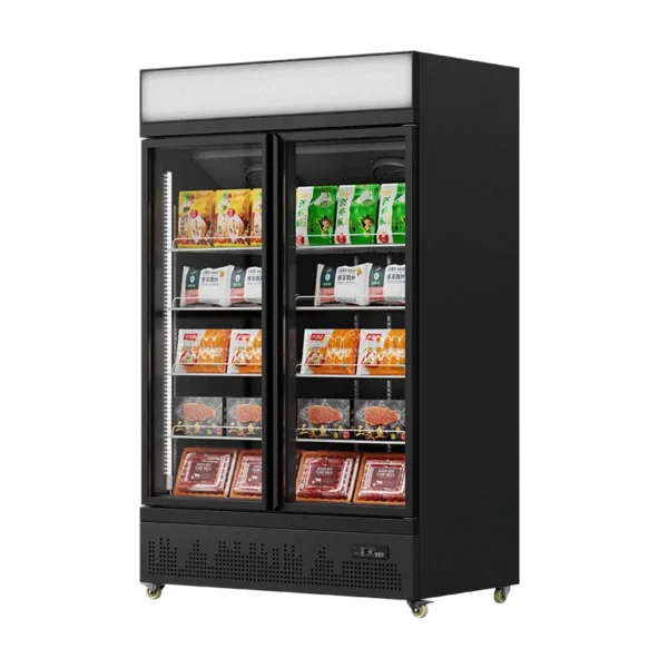 Showcase Freezer Black (Top Lightbox, Downmounted Compressor)（1 Door） - Image 2