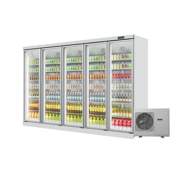 HR-2000 Customizable 3 Doors Beverage Refrigeration（External splitter） - Image 2