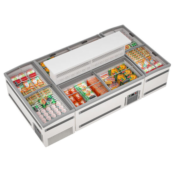 Island Freezer White C-sliding - Image 3