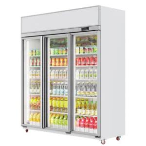 Beverage Refrigerator(Top Mount Compressor) white（3 Doors）