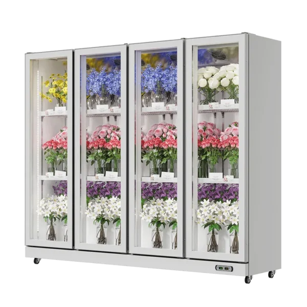 HR1860PJ Floral Cooler White (Rearmounted Compressor) - Image 4