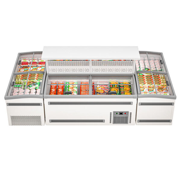 Island Freezer White C-sliding - Image 2
