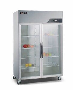 Double Doors Refrigerated Display Fridge