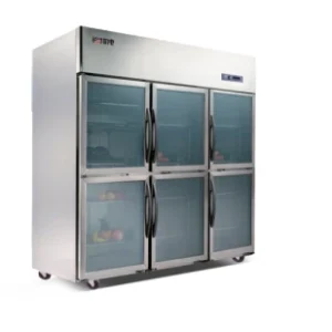 Six Small Doors Refrigerated Display